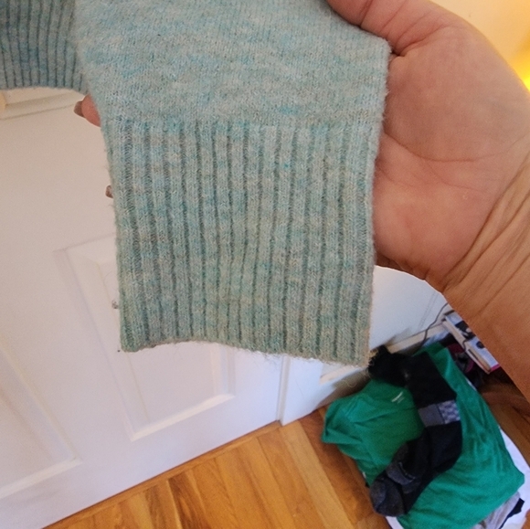 Wilfred Free Cipriana alpaca wool crewneck striped sweater size 3 cozy oversized - Picture 4 of 10